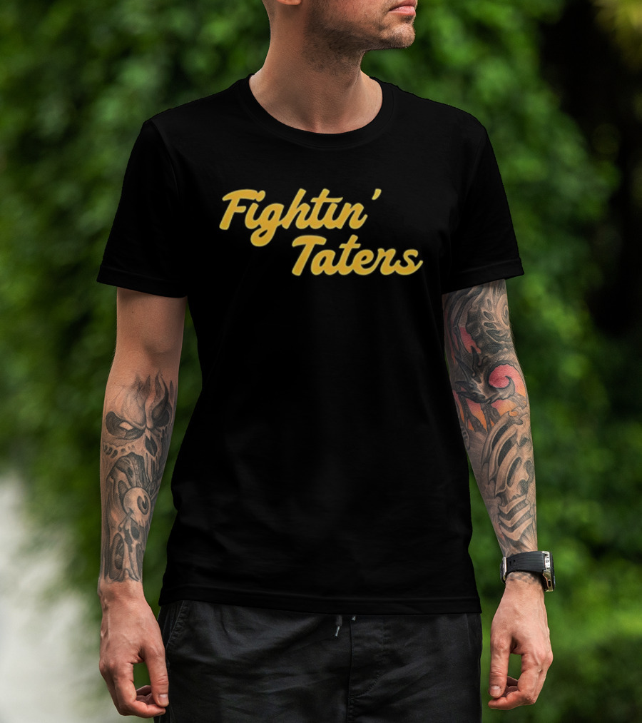 Idaho Vandals Fightin’ Taters Vintage-Style Text T-Shirt