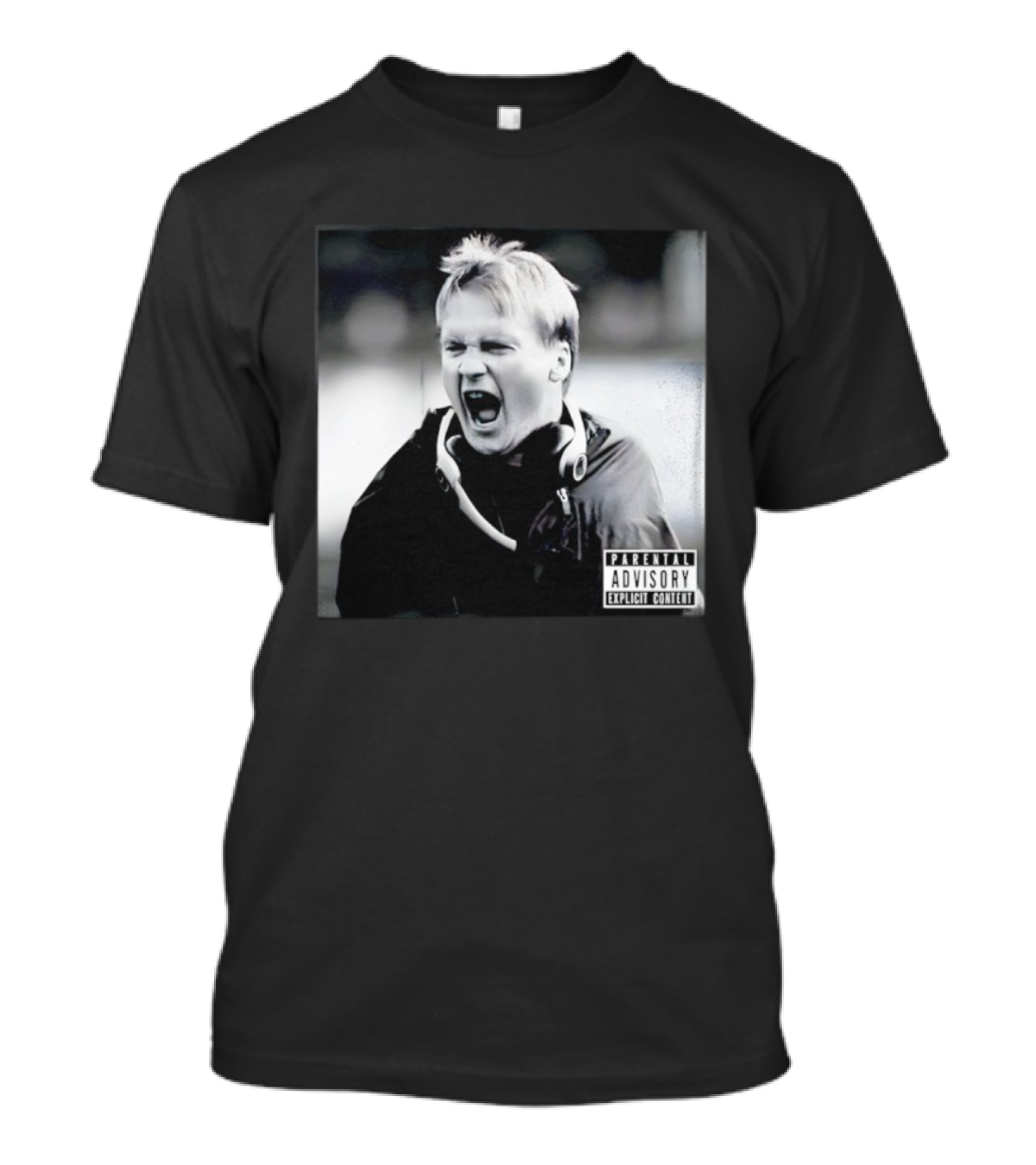 Coach Gruden Parental Advisory Explicit Content Album Cover T-Shirt