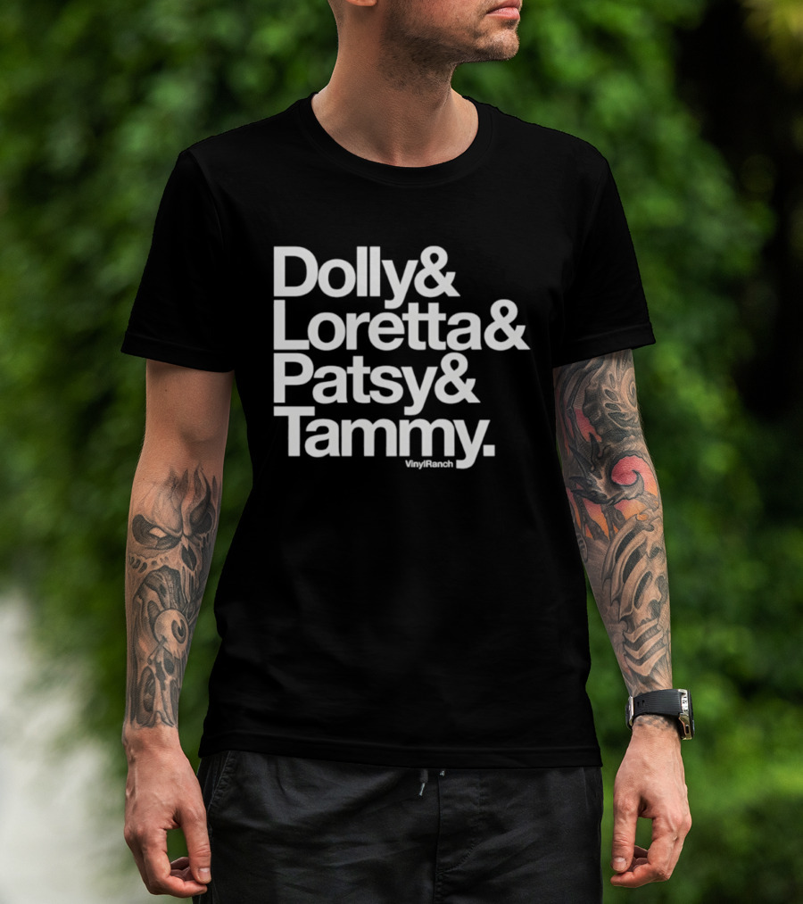 Dolly Loretta Patsy Tammy Country Music Icons T-Shirt