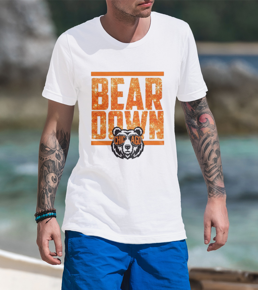 Bear Down Chicago Bears Mascot NFL Football Good Better Best T-Shirt
