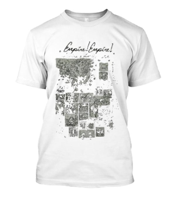 Empire Empire I Was A Lonely Estate Cat Retro Comic Collage T-Shirt