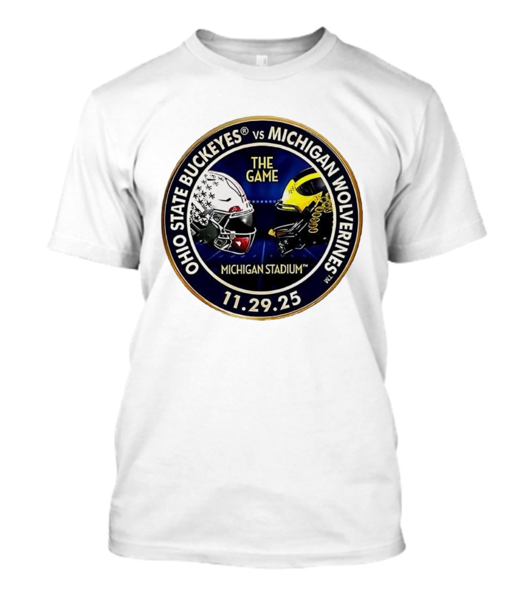 Ohio State Buckeyes Vs Michigan Wolverines The Game Michigan Stadium 11.29.25 T-Shirt