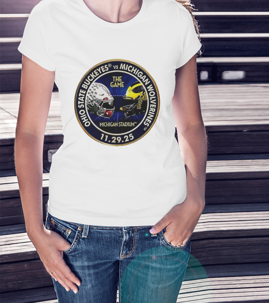 Ohio State Buckeyes Vs Michigan Wolverines The Game Michigan Stadium 11.29.25 T-Shirt