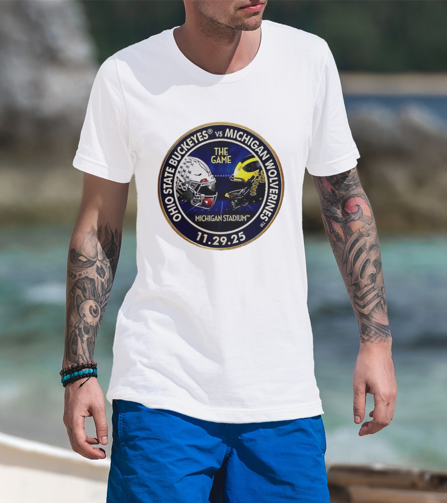 Ohio State Buckeyes Vs Michigan Wolverines The Game Michigan Stadium 11.29.25 T-Shirt