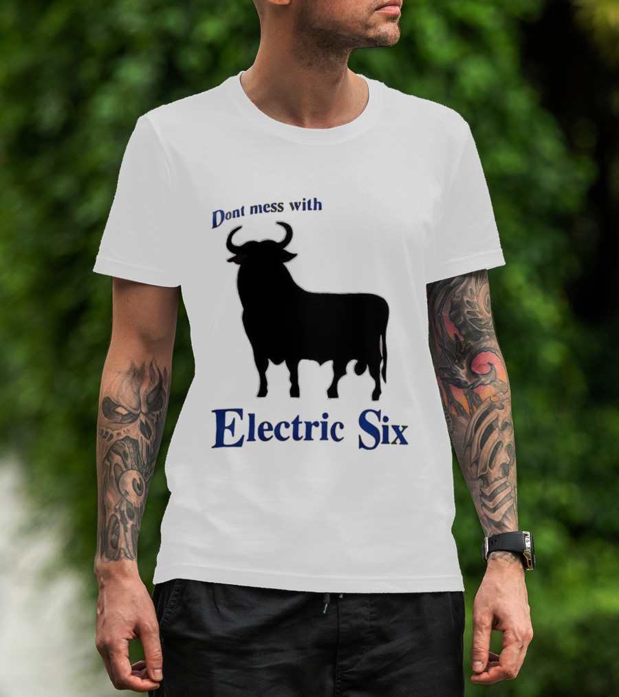 Electric Six Charging Bull Don't Mess With Energy T-Shirt