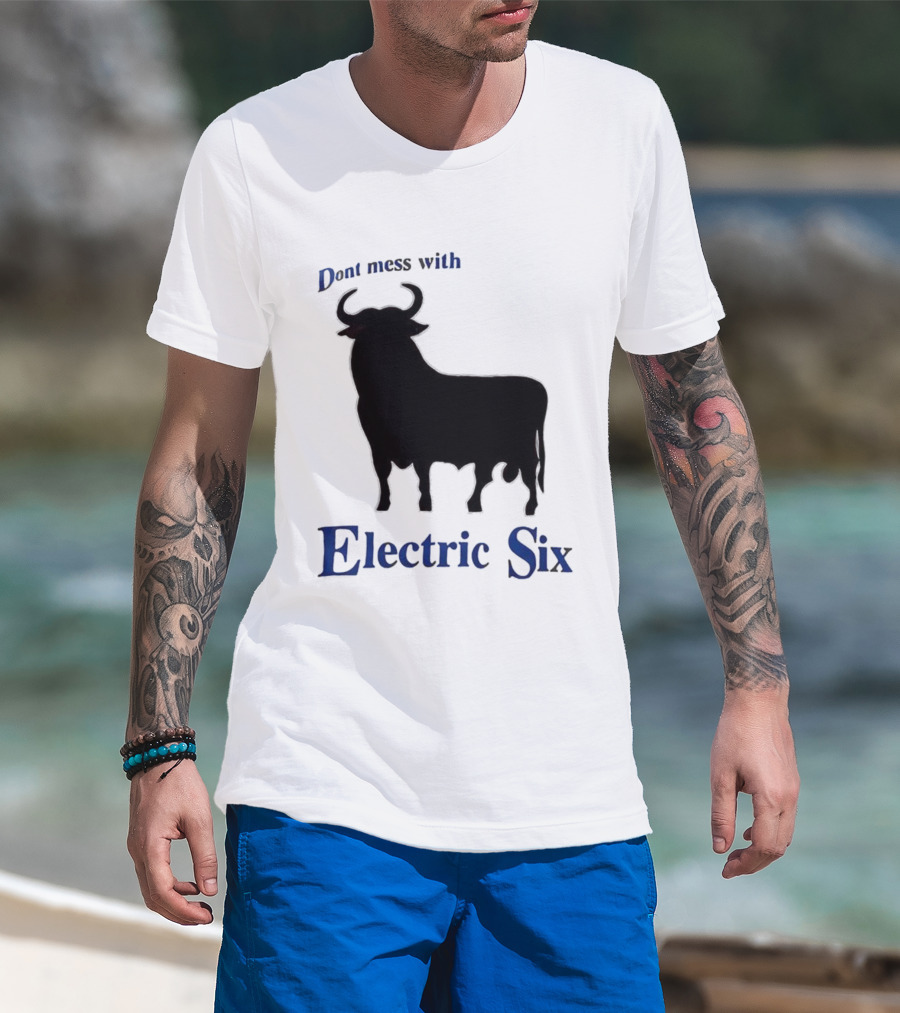 Electric Six Charging Bull Don't Mess With Energy T-Shirt