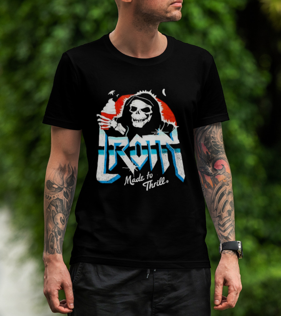 LROTN Made To Thrill Skeleton Ride Night Adventure T-Shirt