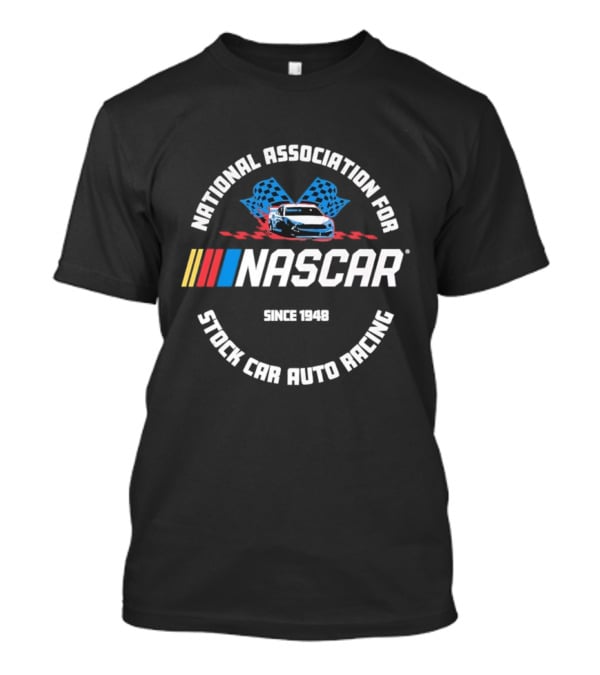 NASCAR National Association Stock Car Auto Racing Since 1948 Racing Flags T-Shirt