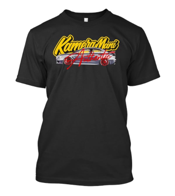 Kamera Mani Authentic Car Red Rims Sports Style T-Shirt