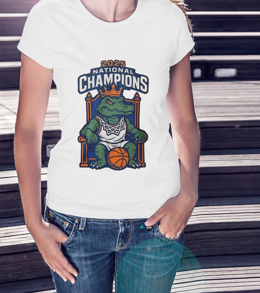 2025 Florida Gators Basketball Mascot National Champions T-Shirt