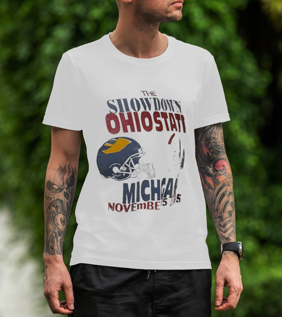 Ohio State Buckeyes Vs Michigan Wolverines Showdown November 25th 1995 T-Shirt