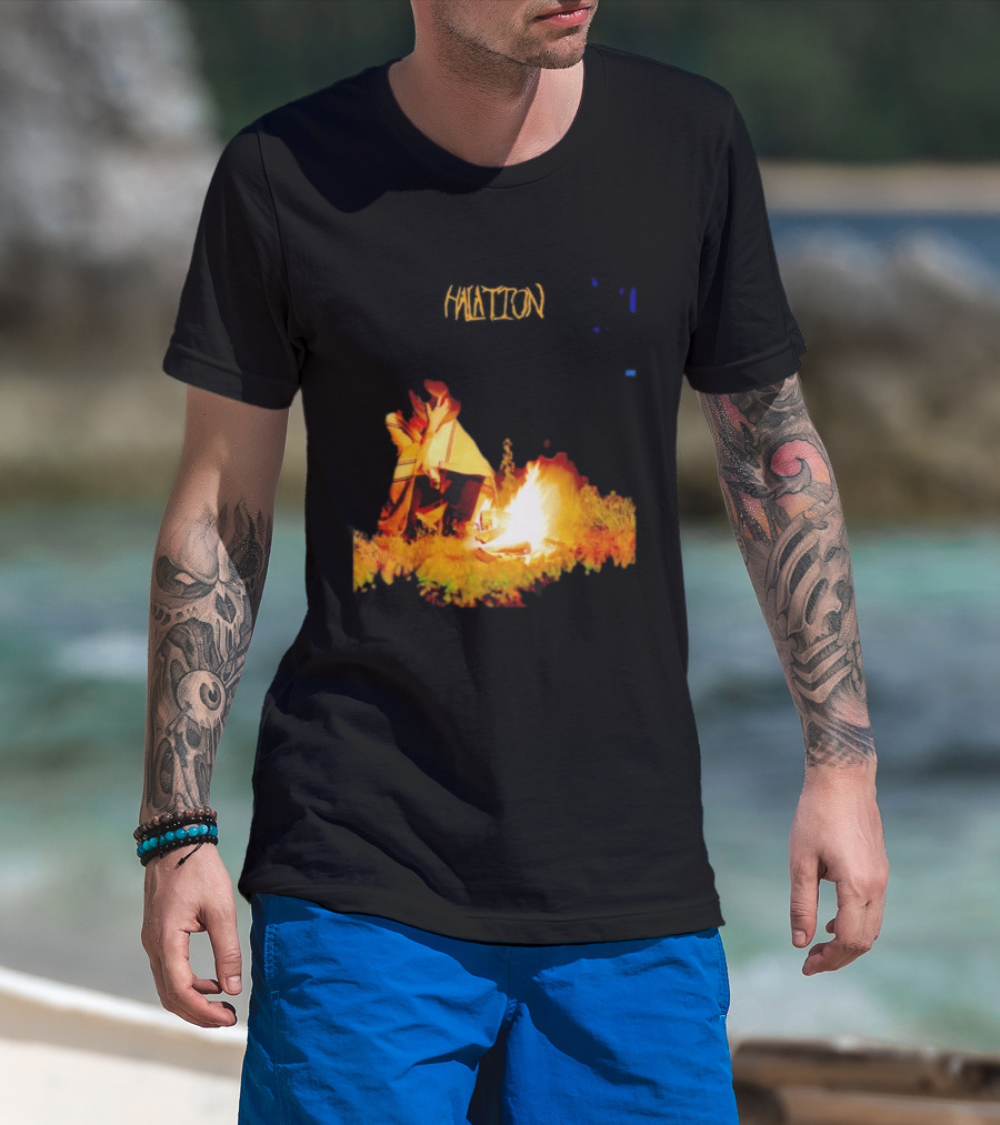 Halation Campfire Tour 2026 Cozy Wilderness Adventure T-Shirt