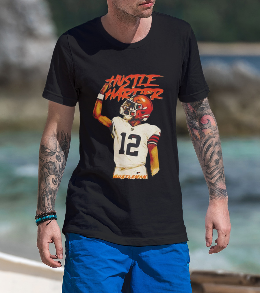 Hustle Harder 12 AU$TLEUWAN Legendary Shedeur Man T-Shirt