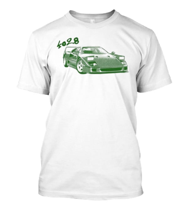 4028 Finley Classic Car Sketch T-Shirt