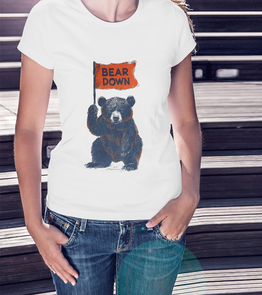 Bear Down Chicago Bears Football 2025 NFL Fan Gear T-Shirt