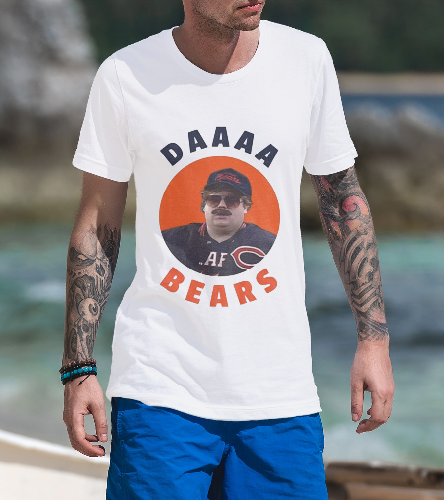 Chris Farley Daaaa Bears Chicago Bears 2025 Football T-Shirt