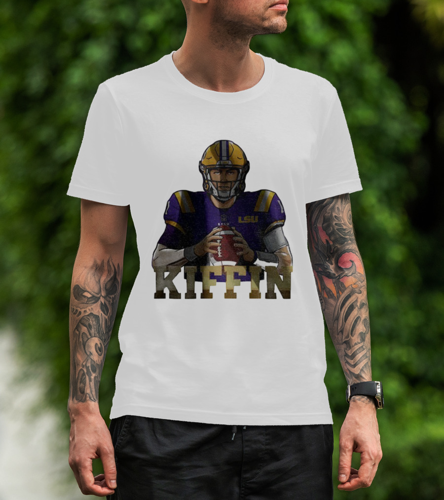 Kiffin Lane Kiffin NCAA LSU Football Captain T-Shirt