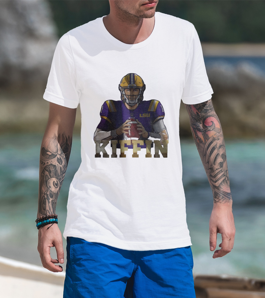 Kiffin Lane Kiffin NCAA LSU Football Captain T-Shirt