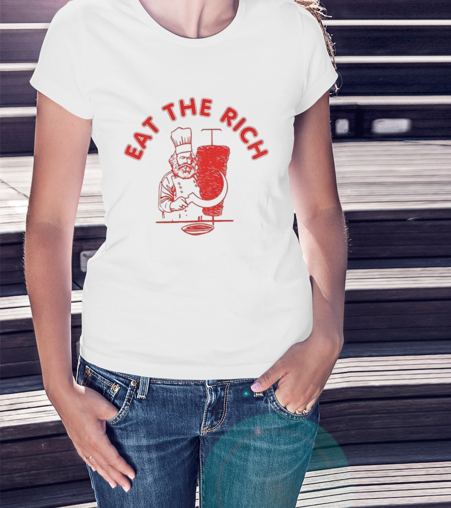 Eat The Rich Karl Marx Kebap Communism Unisex T-Shirt
