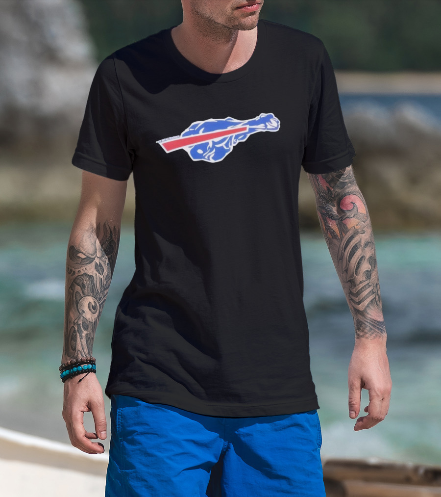Buffalo Bills Wing It Hamburg Chicken Wing Football Combo T-Shirt