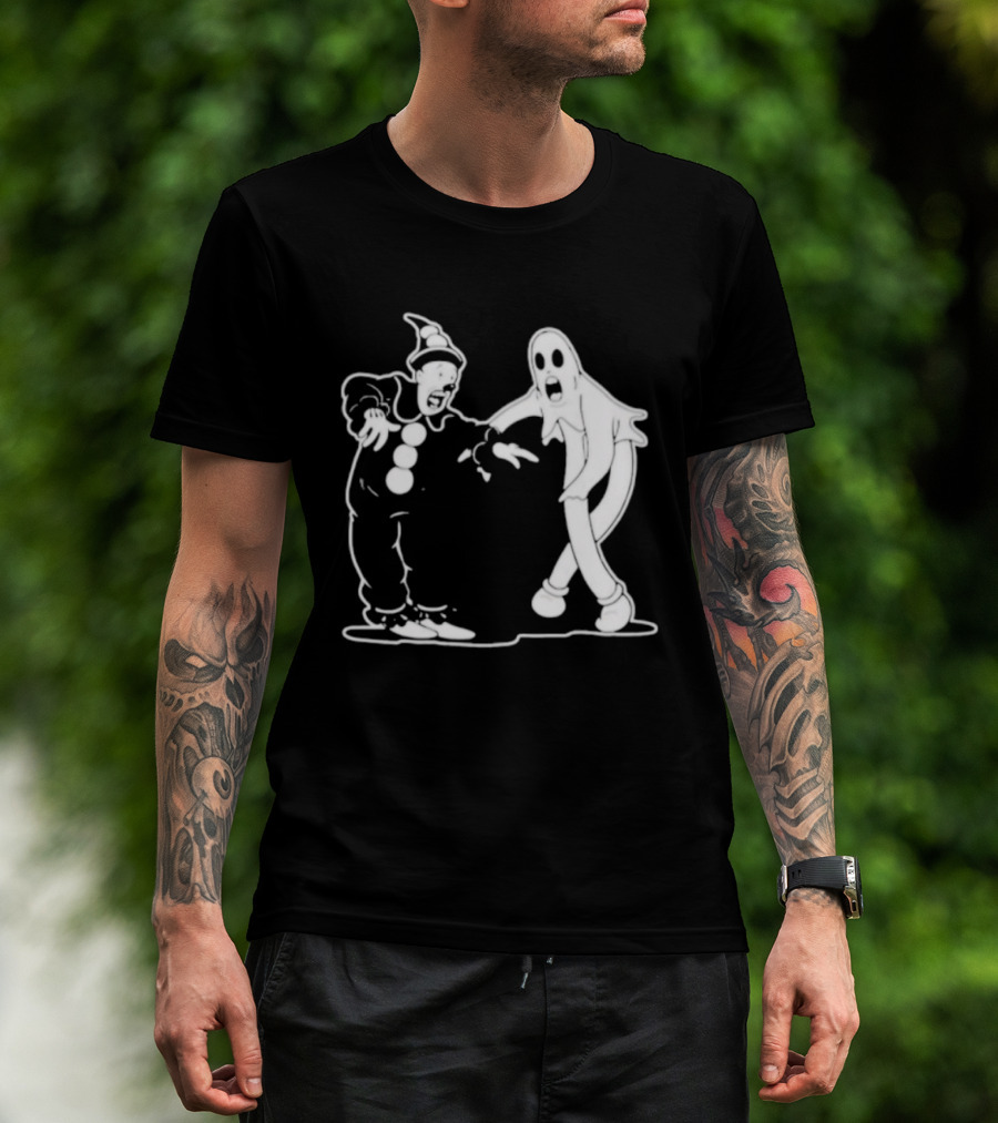 DC Lidstone Koko The Clown And Ghost Dancing Vintage Cartoon Style T-Shirt