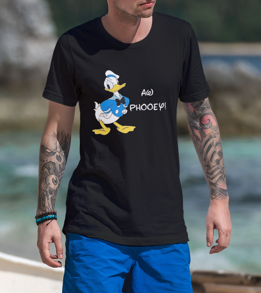 Donald Duck Aw Phooey Comic Pose Expression T-Shirt