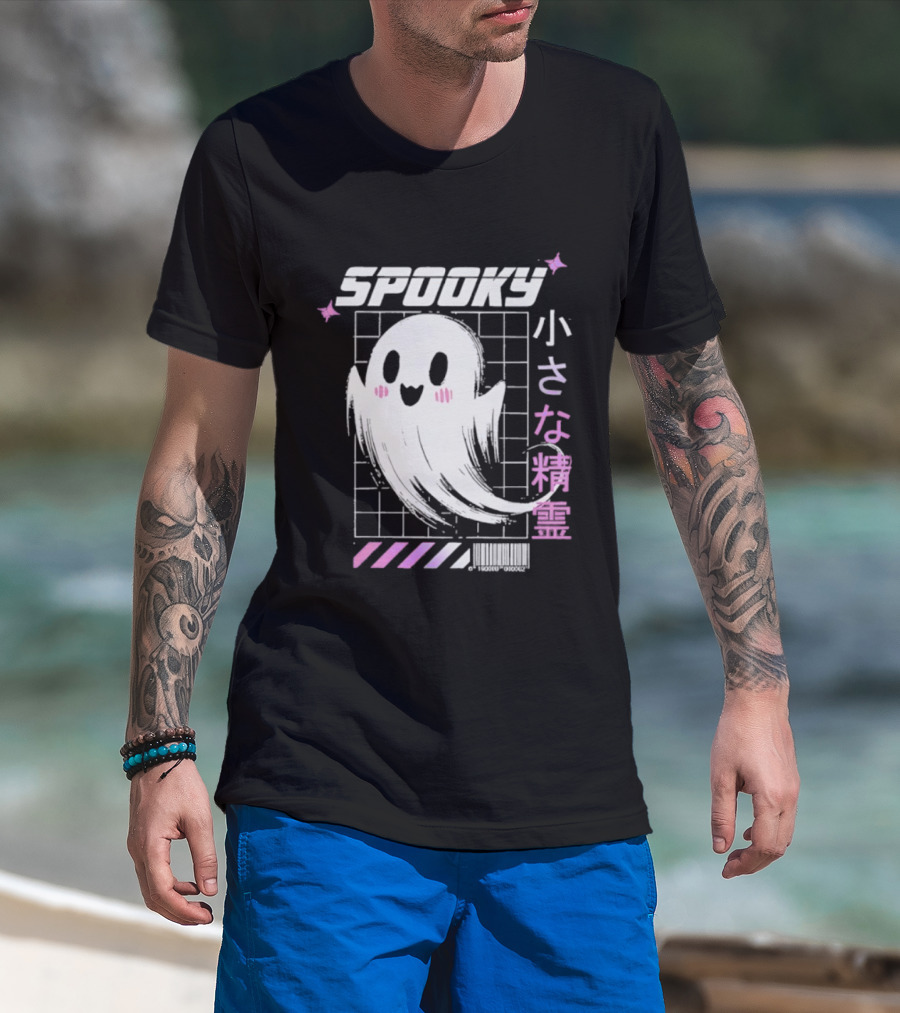 Spooky Ghost Cute Kawaii Spirit T-Shirt