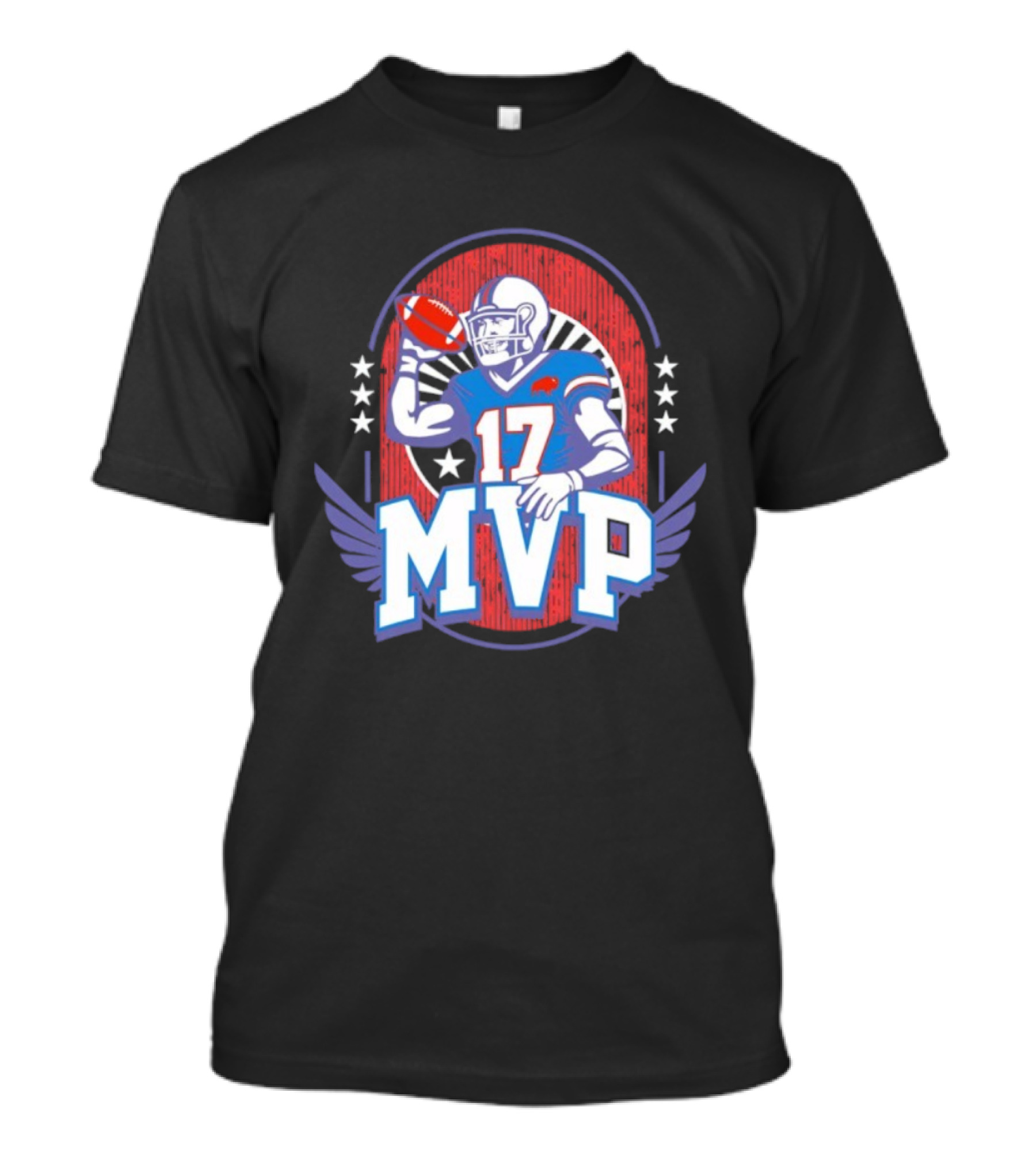 MVP JA17 Buffalo Bills Football Star Quarterback T-Shirt