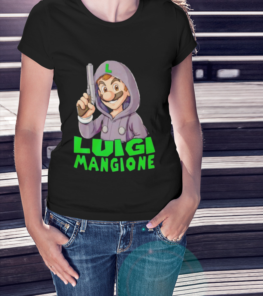 Luigi Mangione Nintendo Persona T-Shirt