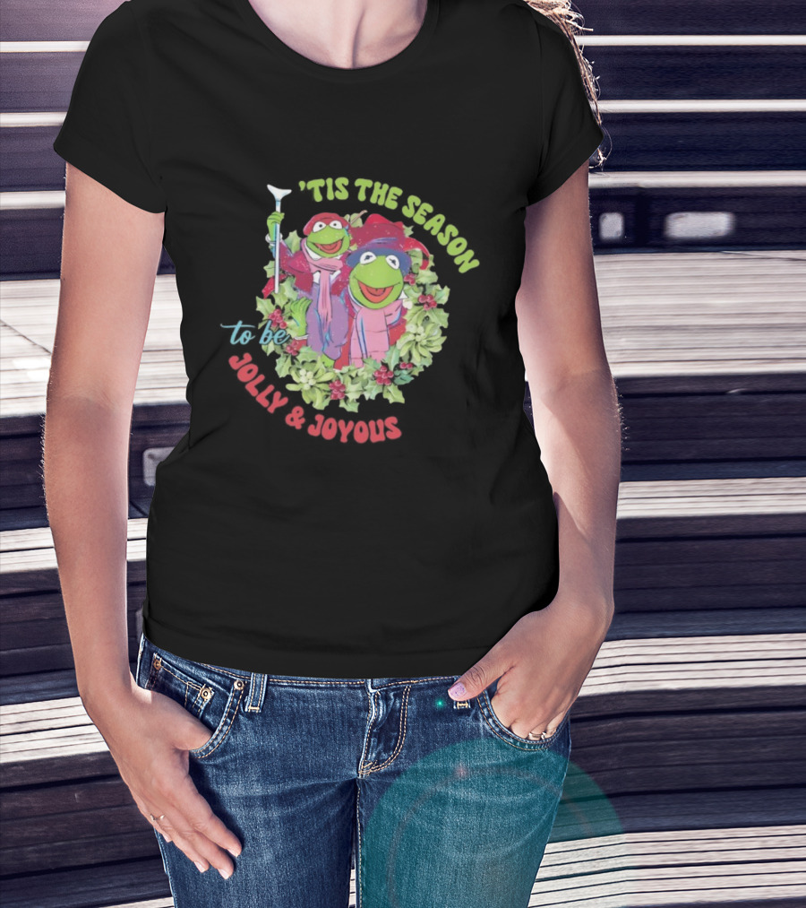 Muppets Christmas Carol Tis The Season Be Merry And Joyous T-Shirt