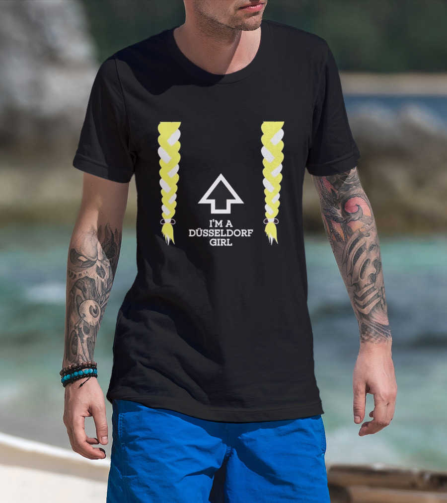 Nick Jonas Christmas Düsseldorf Girl Festive Braids T-Shirt