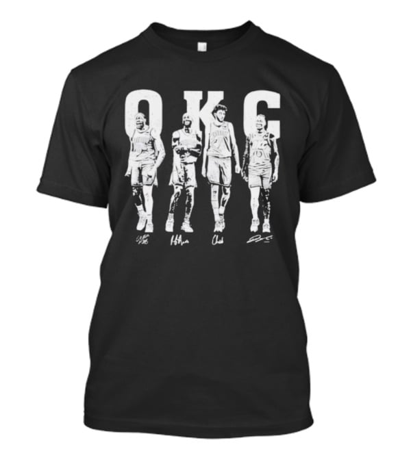 OKC Shai Gilgeous Holmgren Williams Basketball Vintage T-Shirt