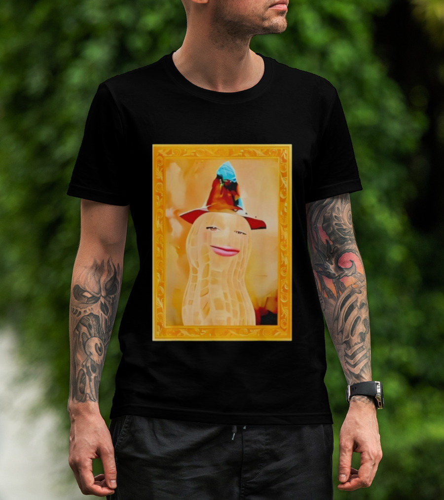 The Burnt Peanut Bungulator Witch Hat Portrait Renaissance T-Shirt