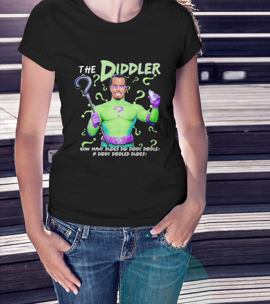 The Ediddler Diddler Diddy Diddle Dudes Mystery Questions T-Shirt