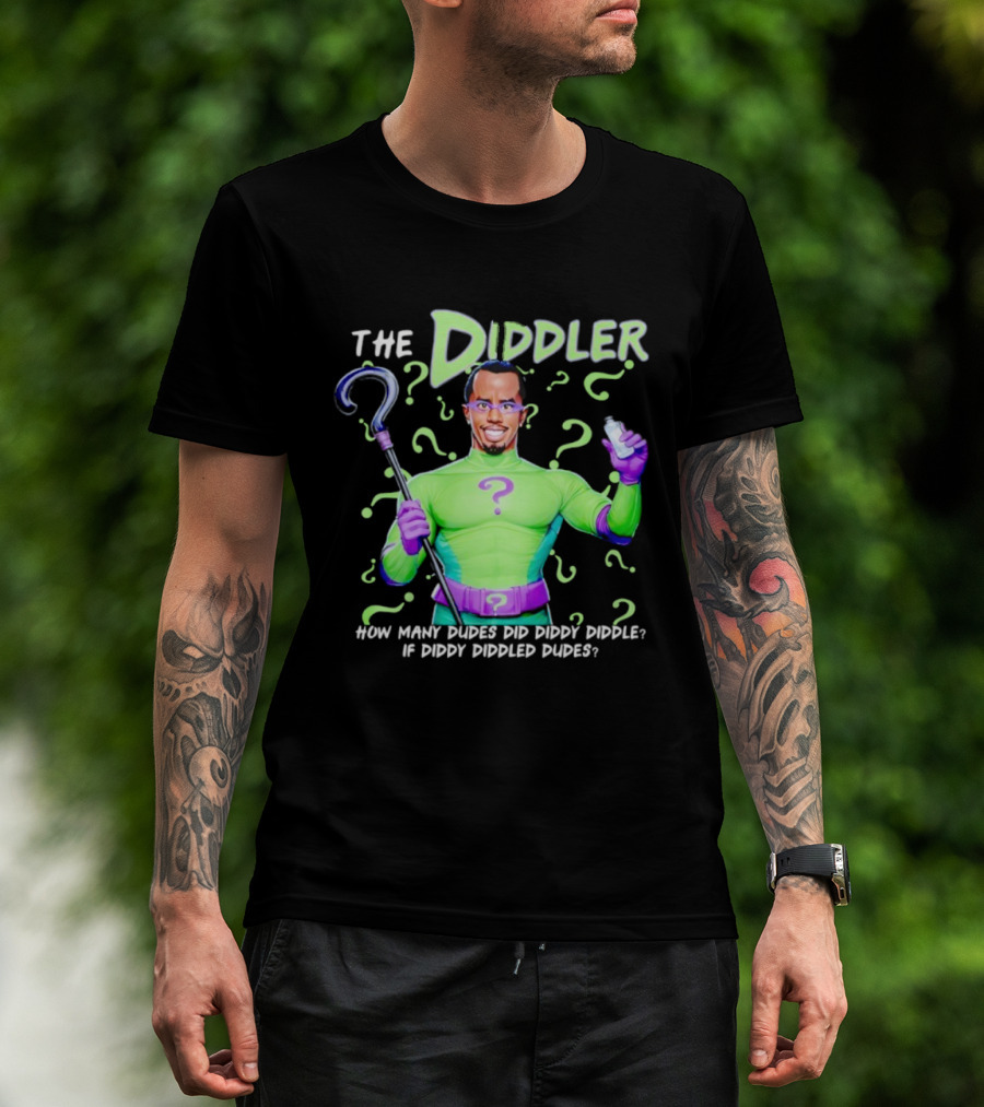 The Ediddler Diddler Diddy Diddle Dudes Mystery Questions T-Shirt