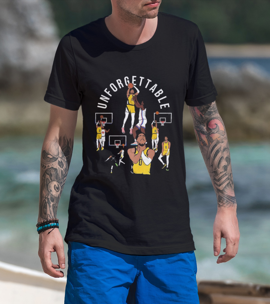 Unforgettable Tyrese Haliburton Basketball Highlight Moments T-Shirt