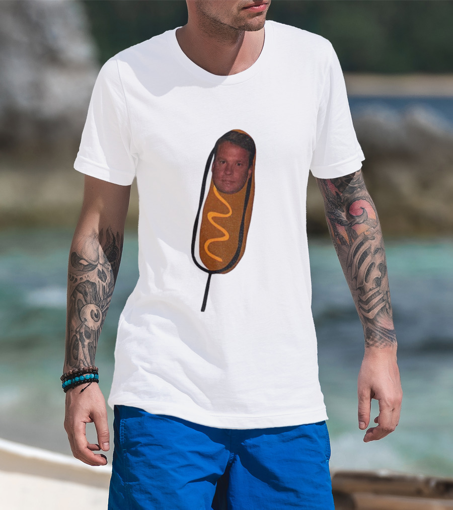 Kiffin Lane Funny Hot Dog LSU Tigers Football Cartoon T-Shirt