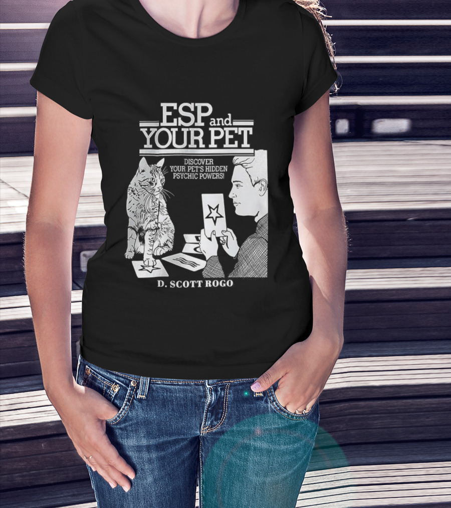 ESP And Your Pet Discover Hidden Psychic Powers By D. Scott Rogo T-Shirt