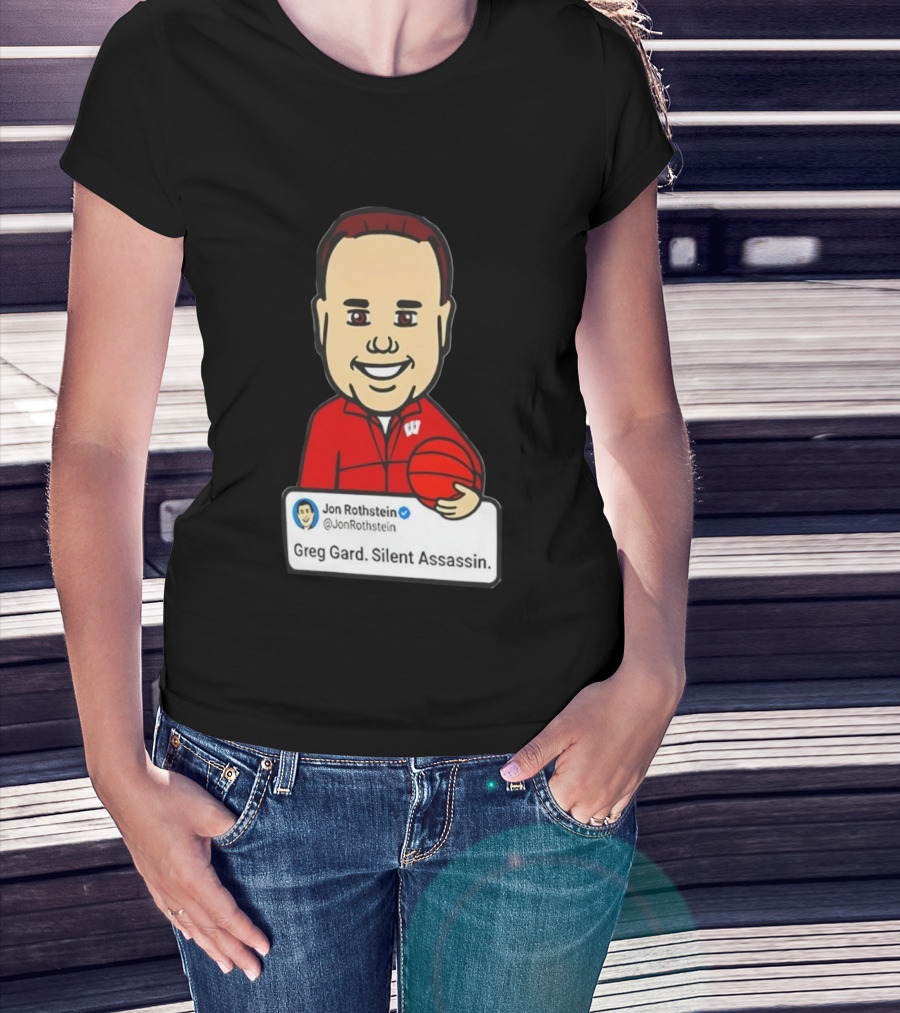 Greg Gard Silent Assassin Jon Rothstein Cartoon Basketball T-Shirt