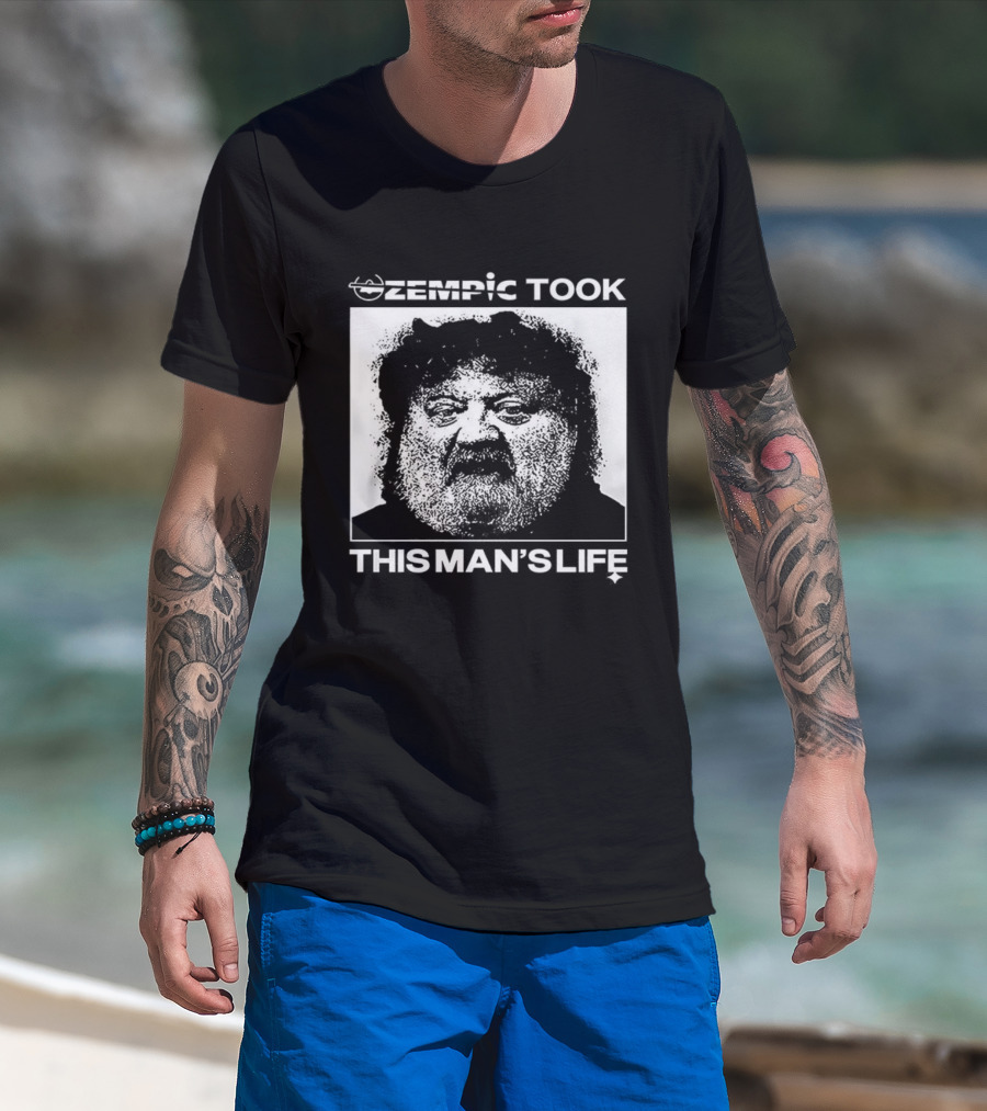 Ozempic Took This Man's Life Meatcanyon Meme T-Shirt