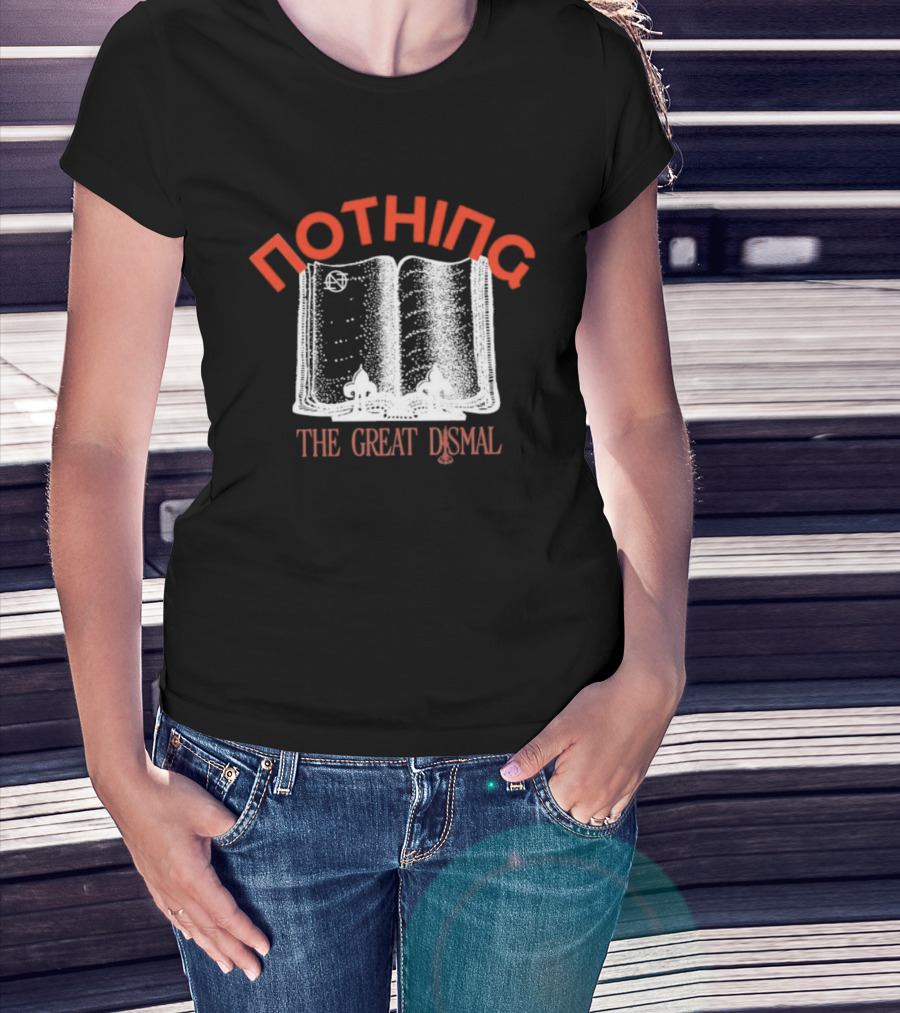 Nothing The Great Dismal Book Illustration T-Shirt