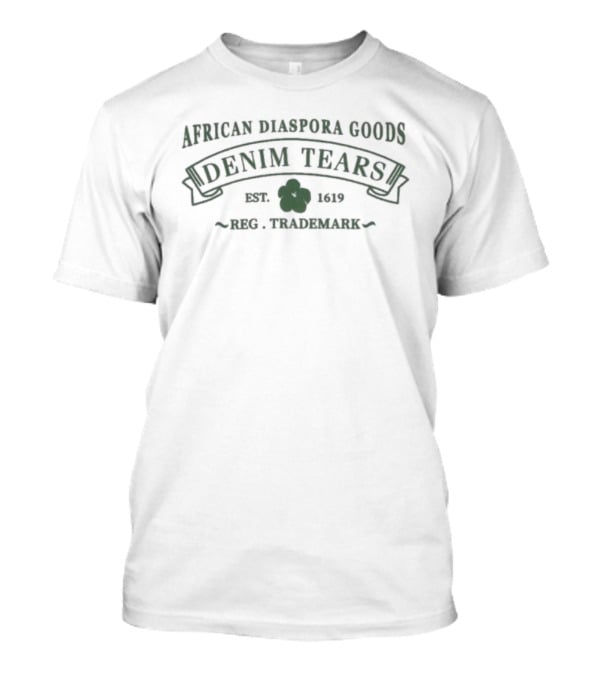 African Diaspora Goods Denim Tears Trademark Est 1619 T-Shirt
