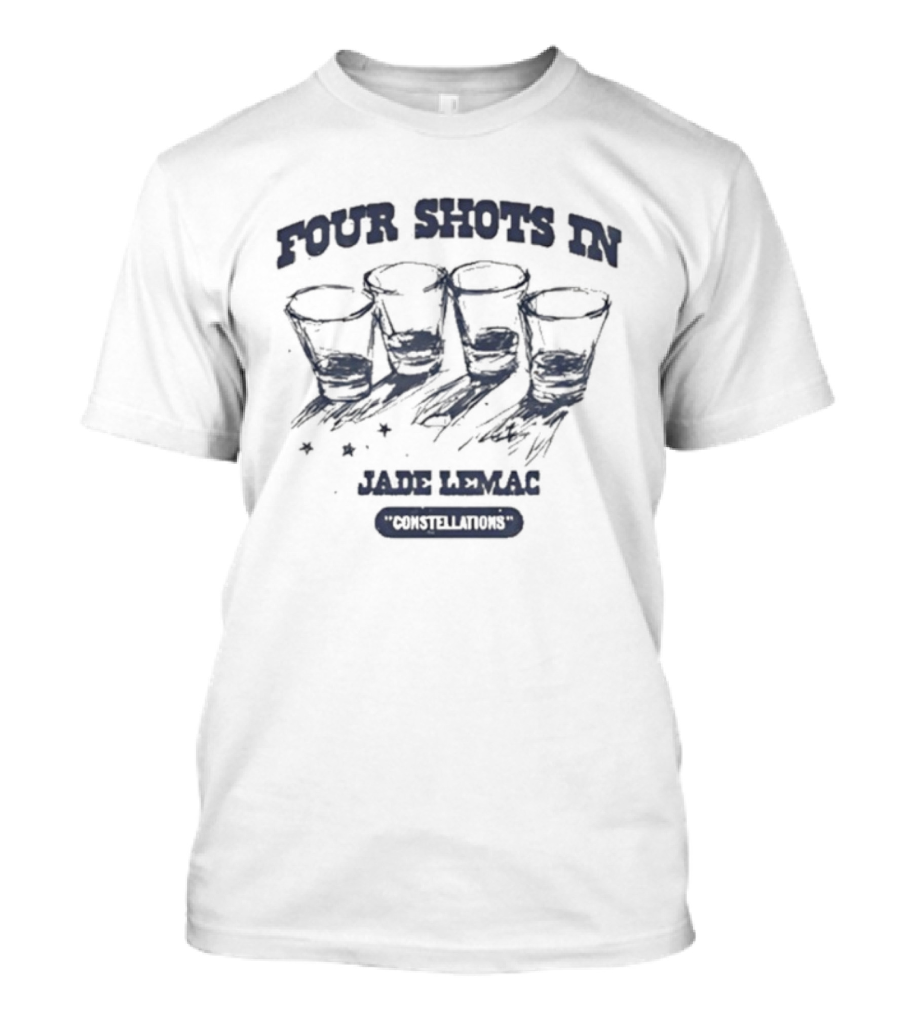 Four Shots In Jade Lemac Constellations T-Shirt