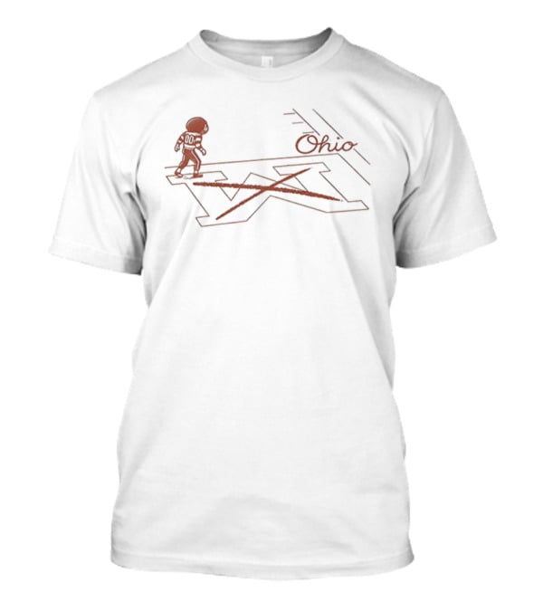 Ohio State Buckeyes Brutus Mascot M Land Beat Michigan Game Day Snow T-Shirt