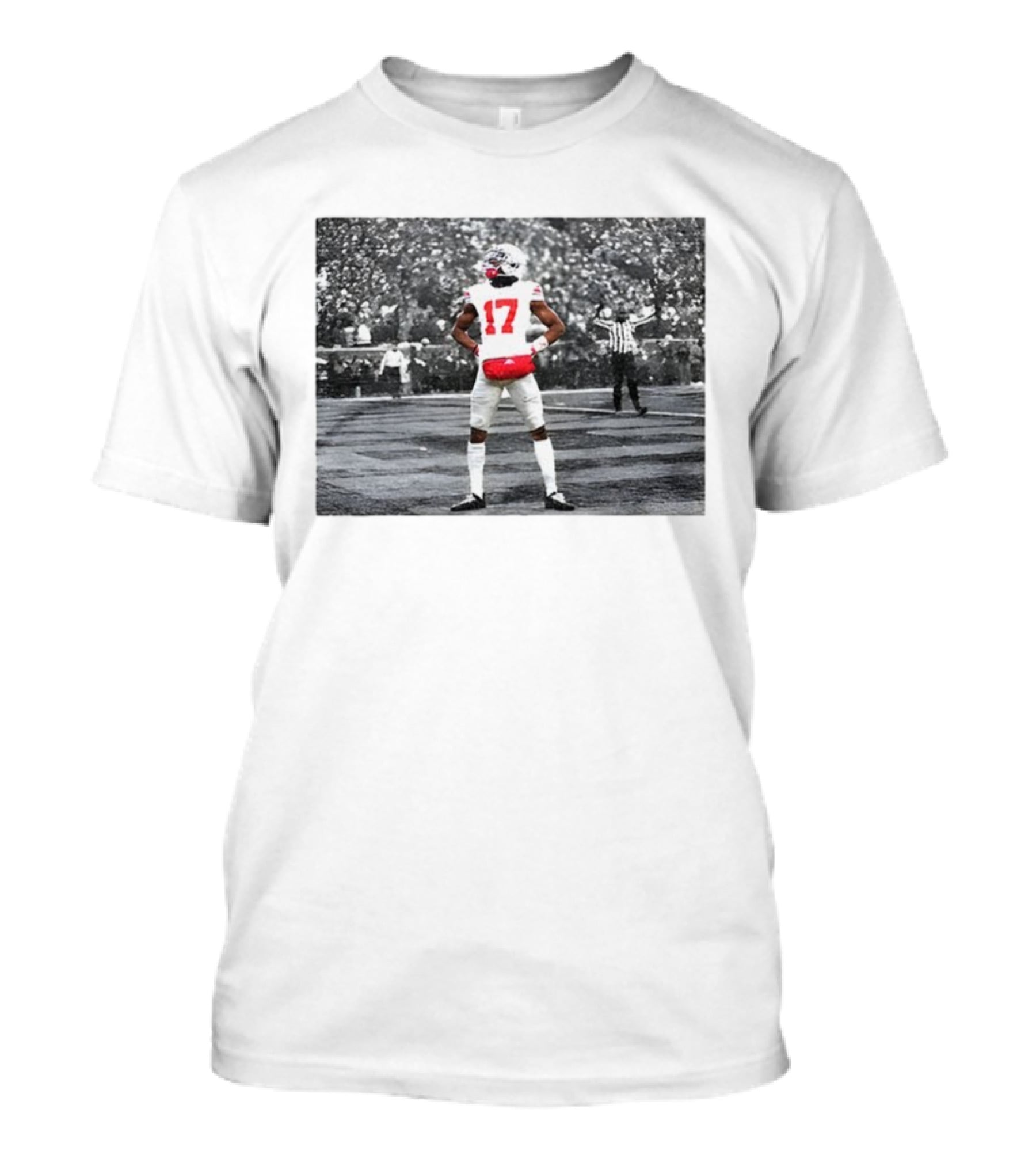 Ohio State Buckeyes Carnell Tate 17 Touchdown Celebration NFL Football 2025 T-Shirt