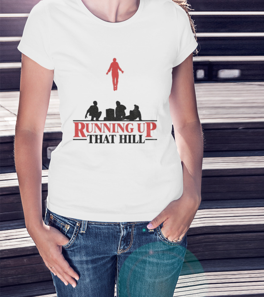 Running Up That Hill Max Mayfield Stranger Things Floating Silhouette T-Shirt
