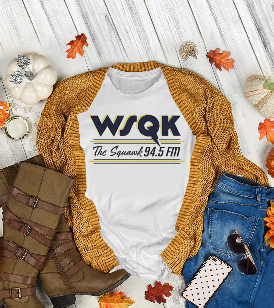 WSQK The Squawk 94.5 FM Stranger Things Edition T-Shirt