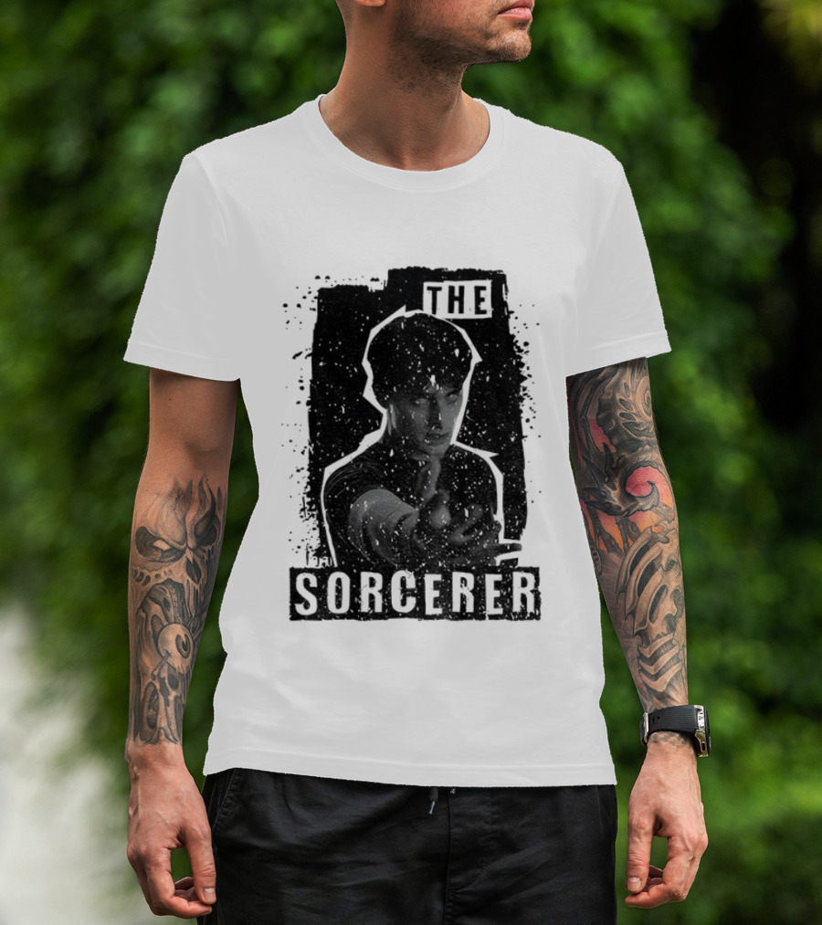 The Sorcerer Black And White Stranger Things Vintage Nostalgia T-Shirt