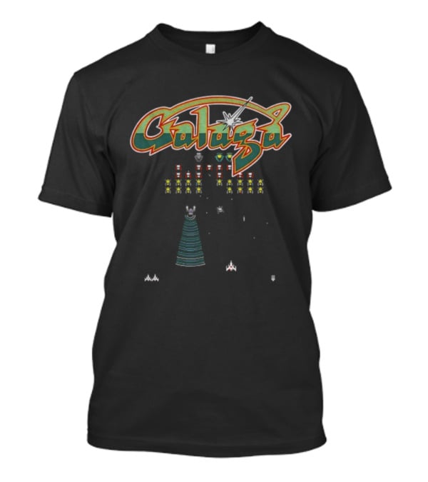 Galaga 1981 Iconic Arcade Shooter Nostalgia T-Shirt