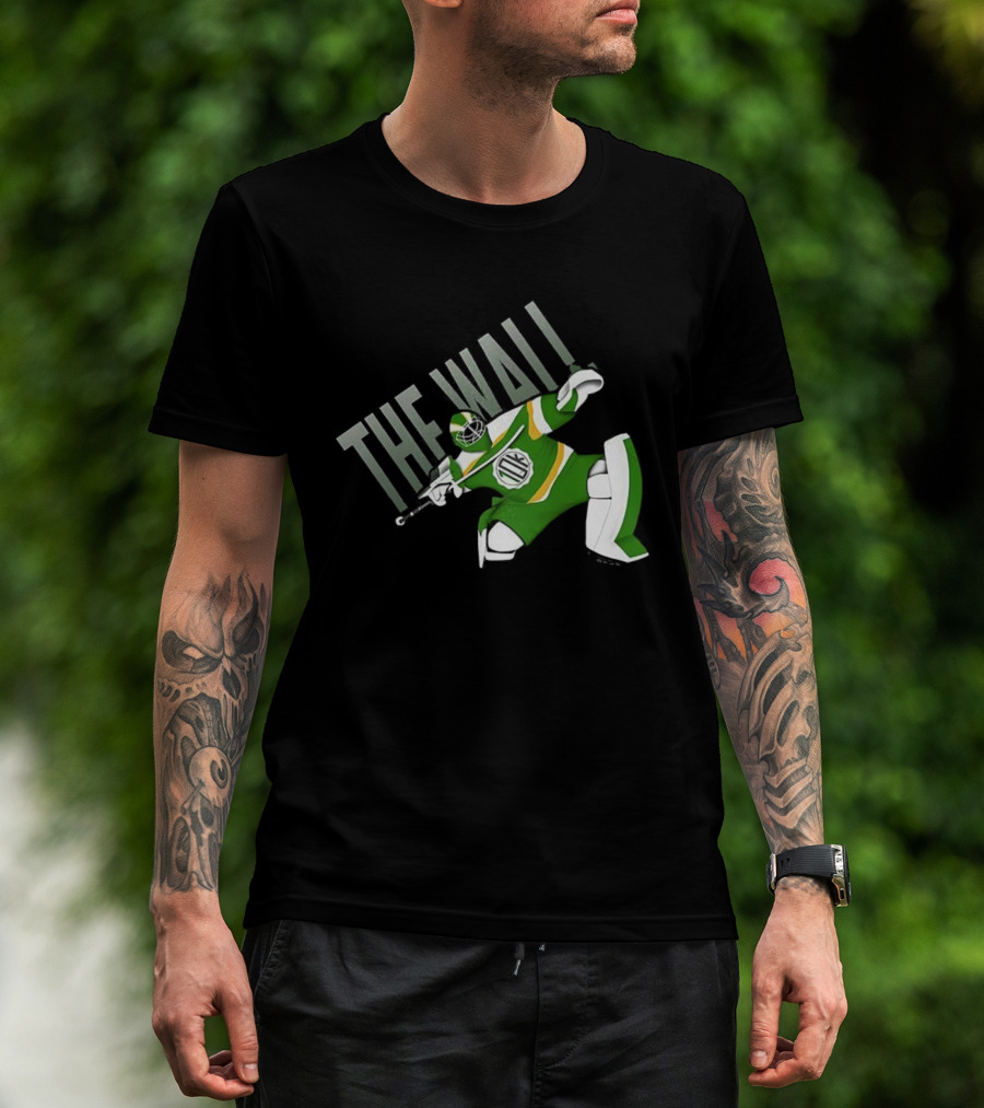 Jesper Wallstedt The Wall Minnesota Wild Goalie T-Shirt